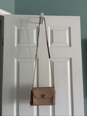 Women's Taupe Crossbody Shoulder Bag